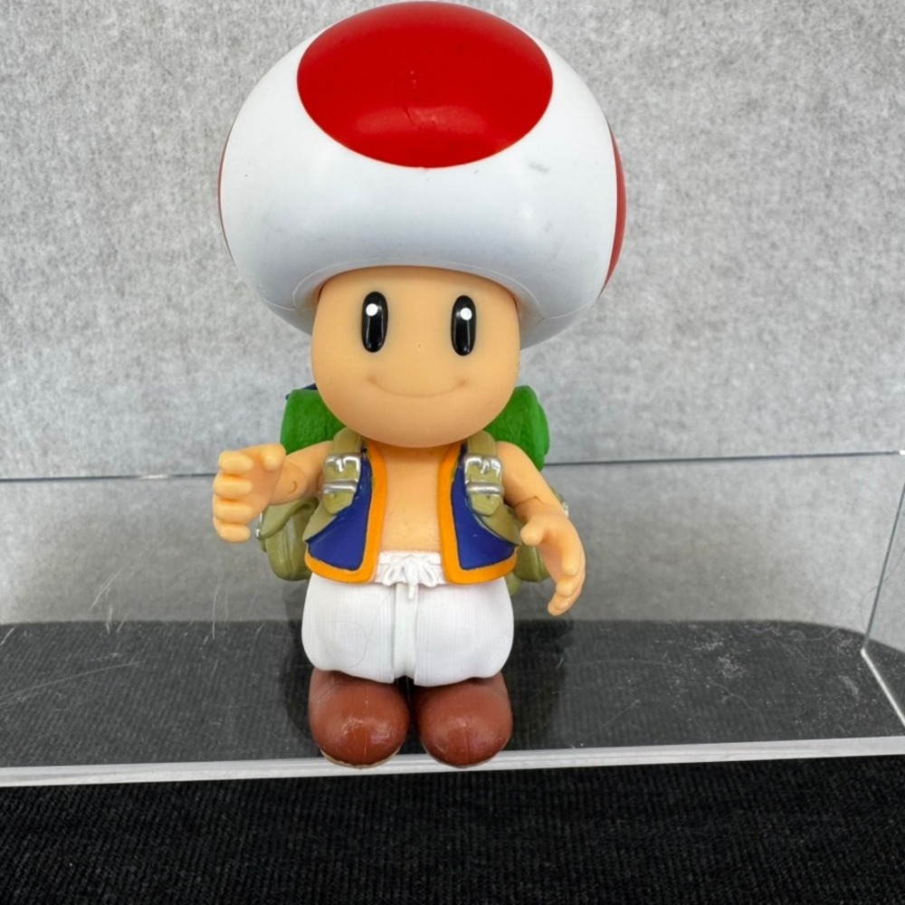 Super Mario Movie Captain Toad 5" Action Figure Explorer Backpack Nintendo 2023